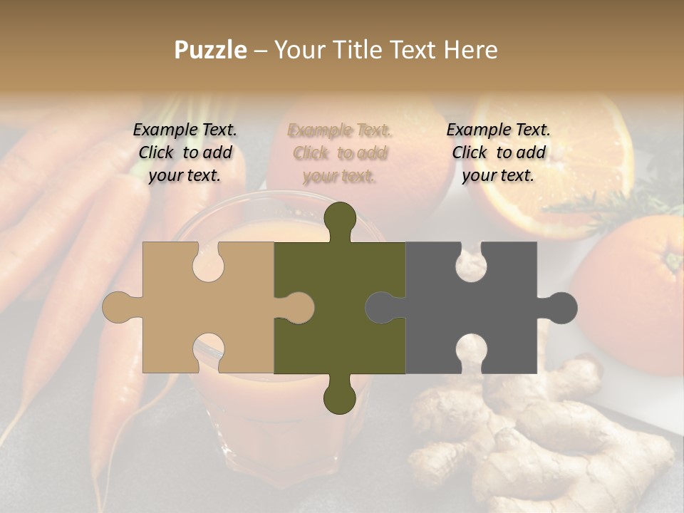 Vitamins Glass Group Of Objects PowerPoint Template