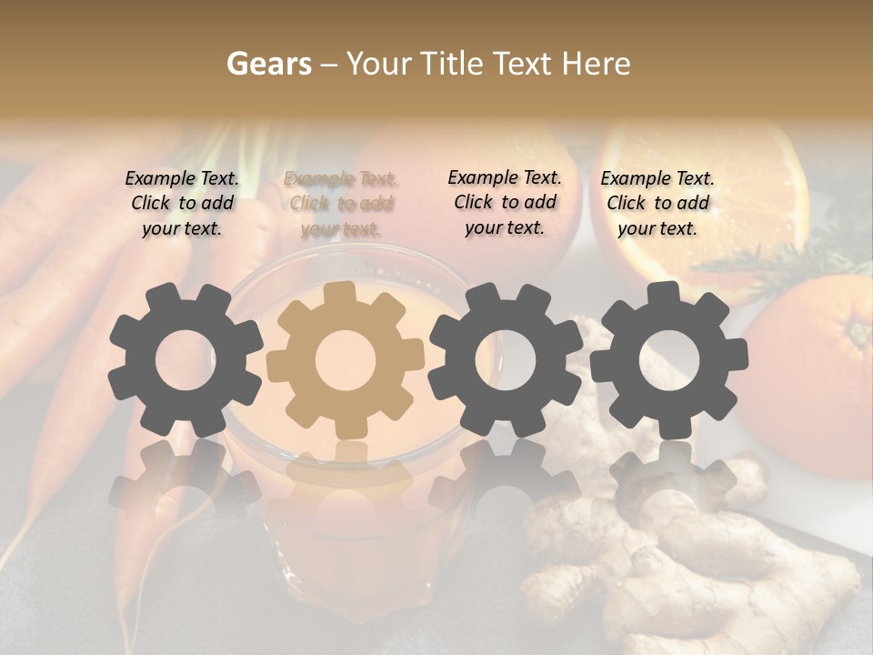 Vitamins Glass Group Of Objects PowerPoint Template
