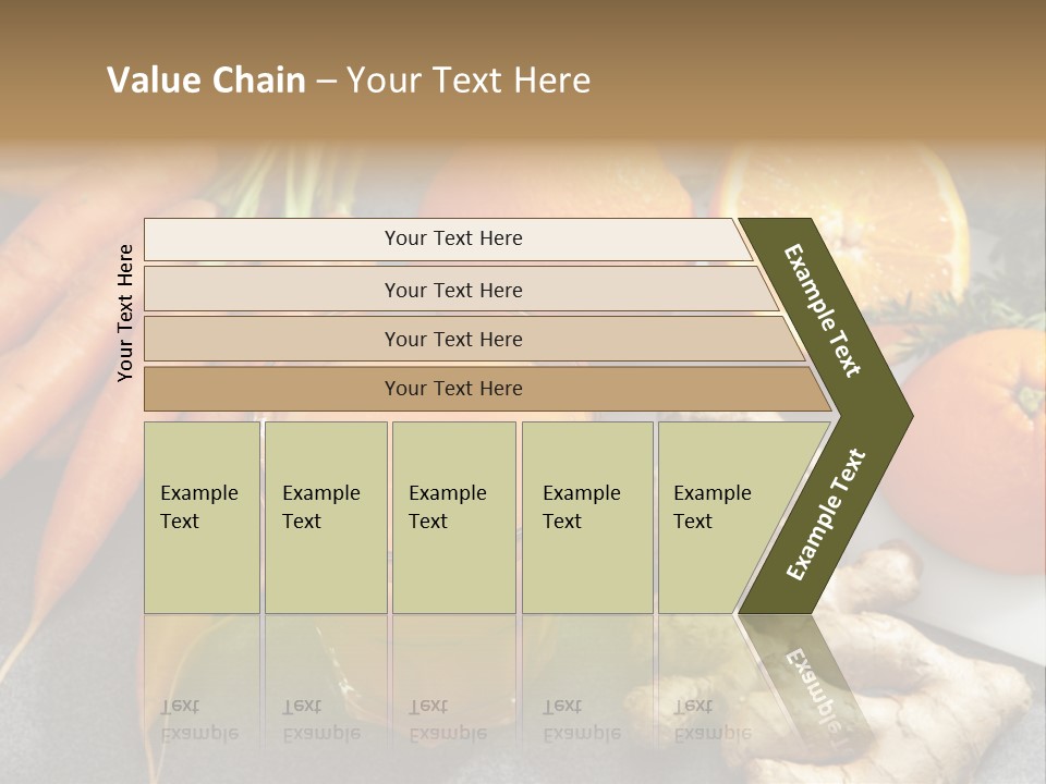 Vitamins Glass Group Of Objects PowerPoint Template