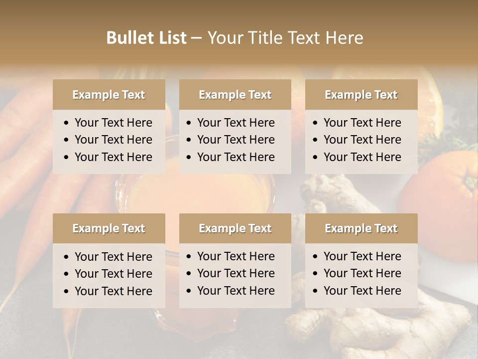 Vitamins Glass Group Of Objects PowerPoint Template