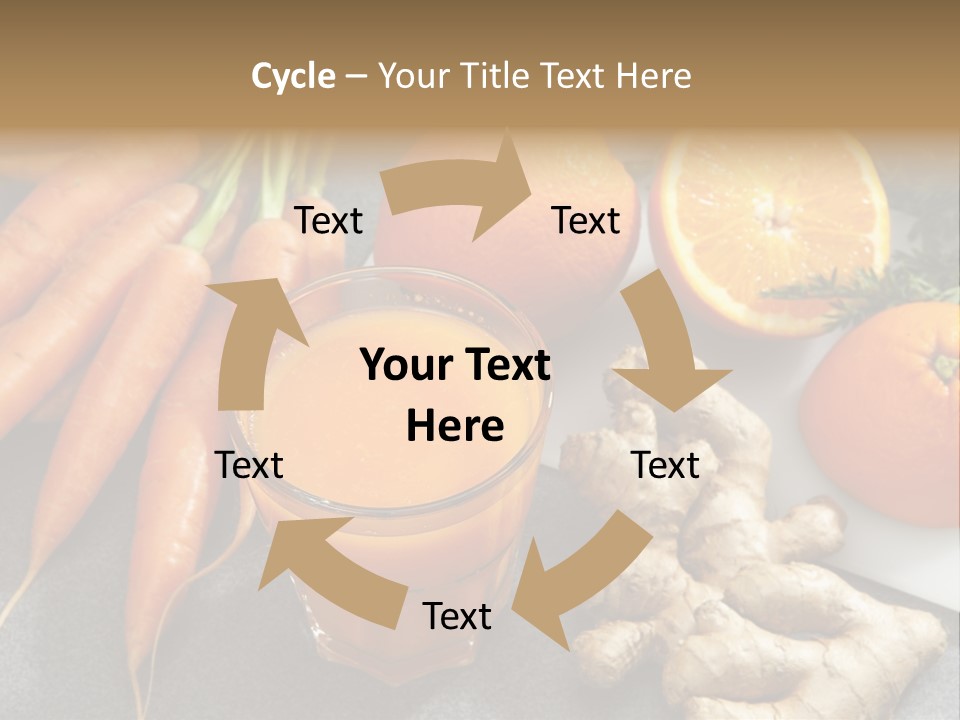 Vitamins Glass Group Of Objects PowerPoint Template