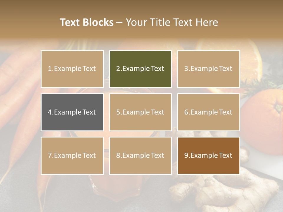 Vitamins Glass Group Of Objects PowerPoint Template