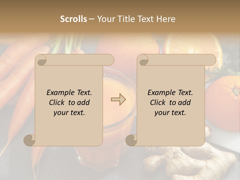 Vitamins Glass Group Of Objects PowerPoint Template