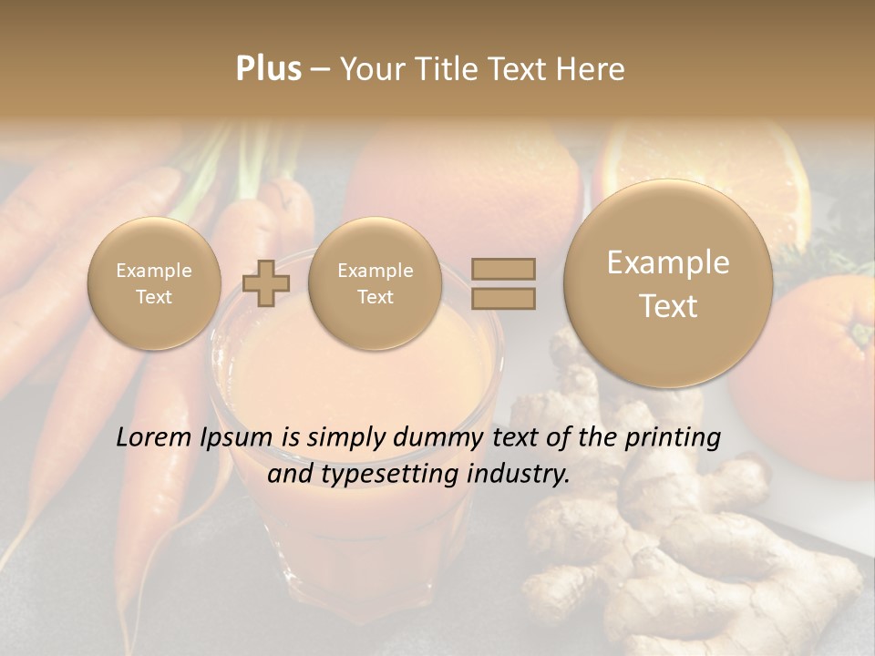 Vitamins Glass Group Of Objects PowerPoint Template