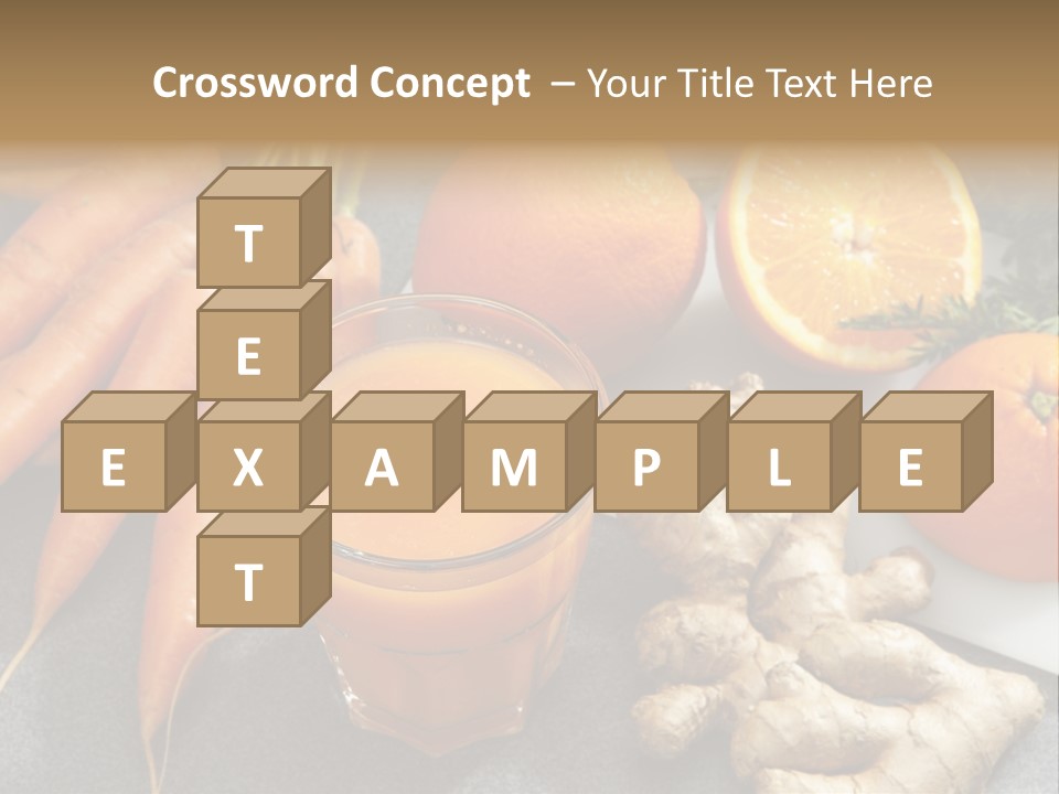 Vitamins Glass Group Of Objects PowerPoint Template