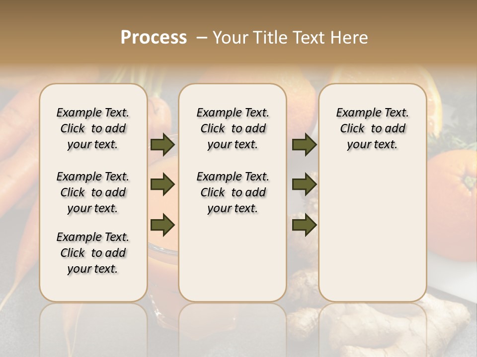 Vitamins Glass Group Of Objects PowerPoint Template