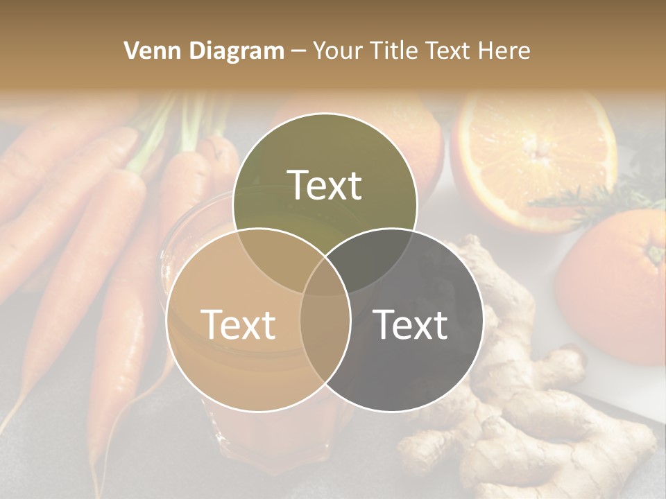 Vitamins Glass Group Of Objects PowerPoint Template