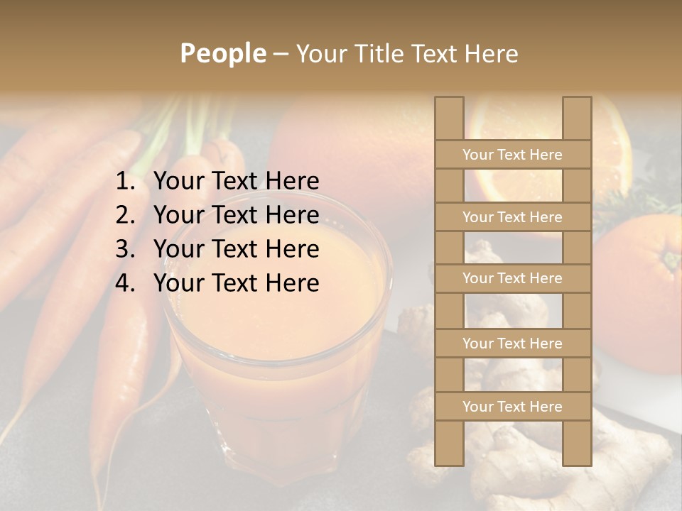 Vitamins Glass Group Of Objects PowerPoint Template