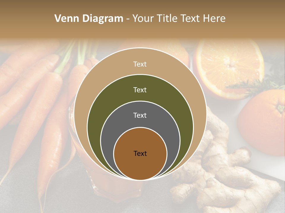 Vitamins Glass Group Of Objects PowerPoint Template