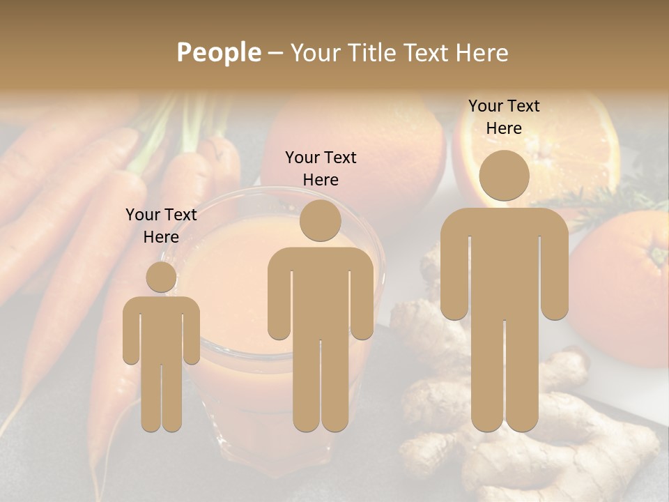 Vitamins Glass Group Of Objects PowerPoint Template