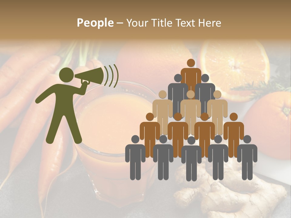 Vitamins Glass Group Of Objects PowerPoint Template