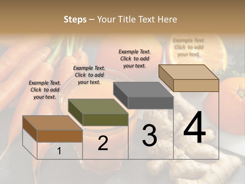 Vitamins Glass Group Of Objects PowerPoint Template
