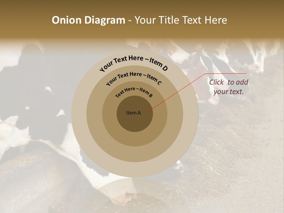 Stall Agricultural Herd PowerPoint Template
