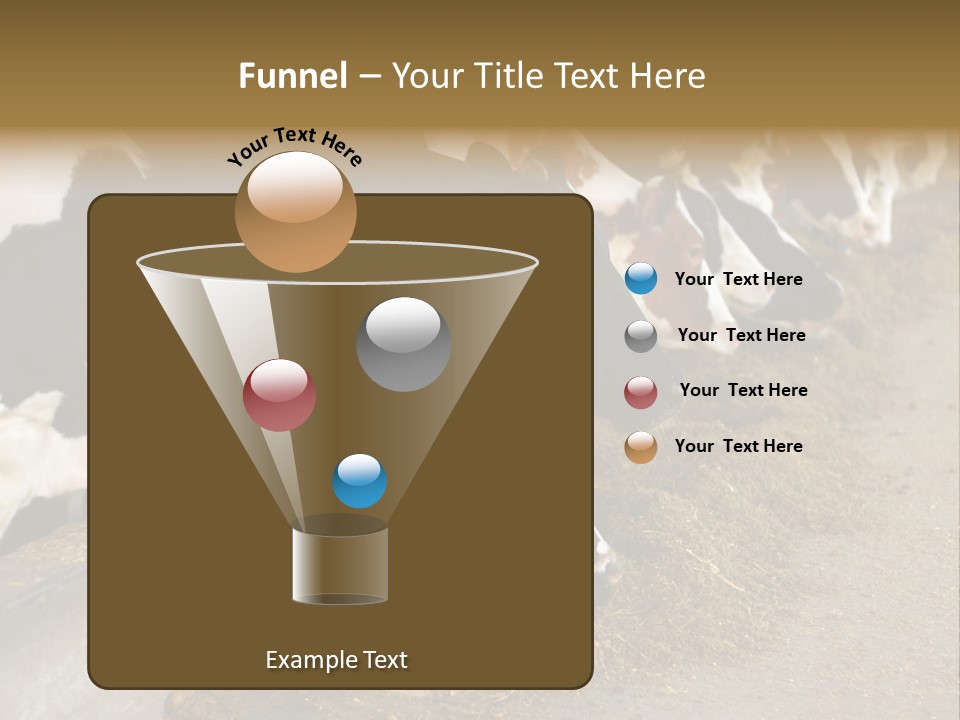 Stall Agricultural Herd PowerPoint Template