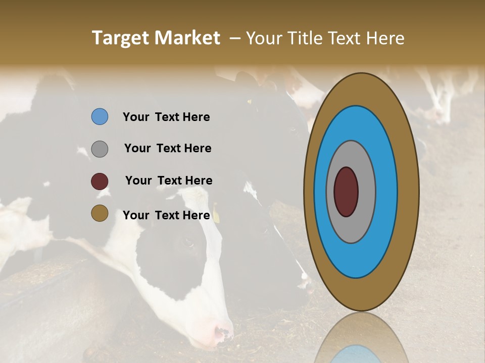 Stall Agricultural Herd PowerPoint Template