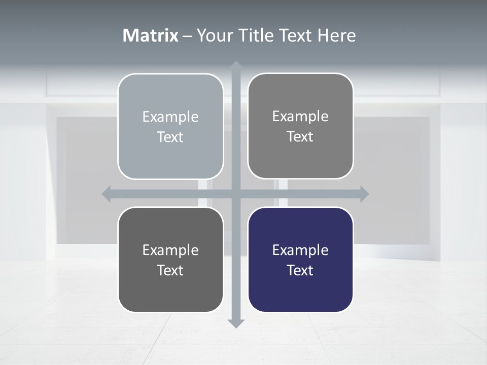 Design Exhibition Door PowerPoint Template