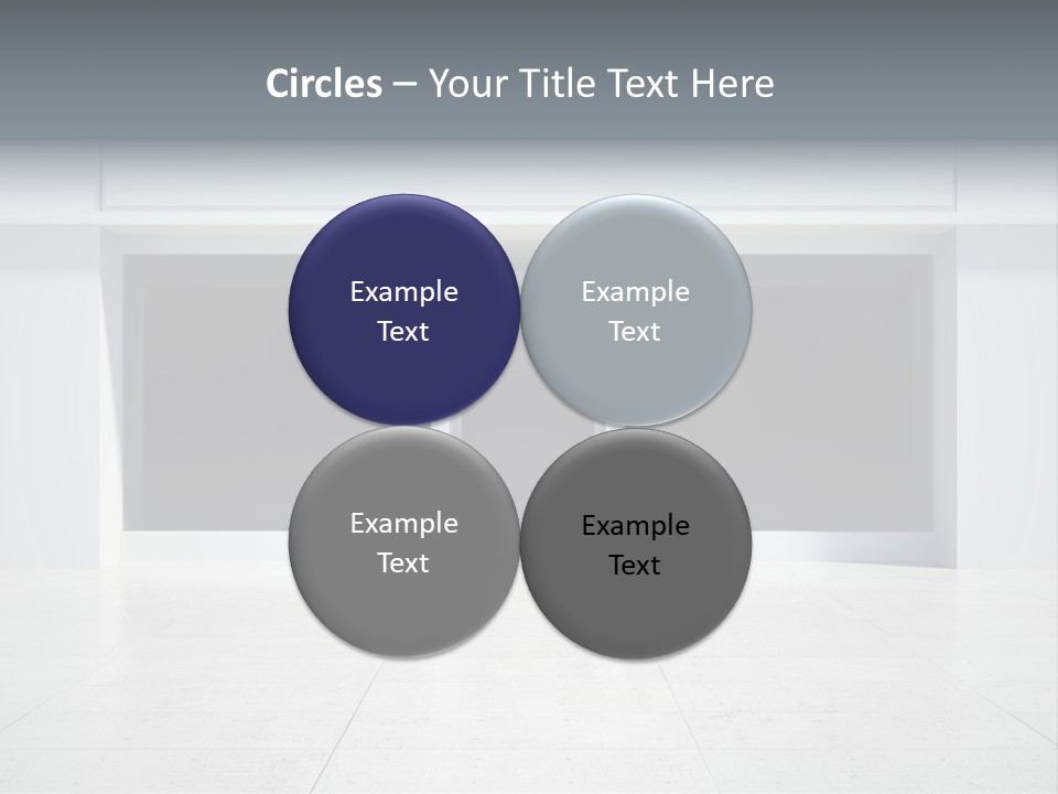 Design Exhibition Door PowerPoint Template