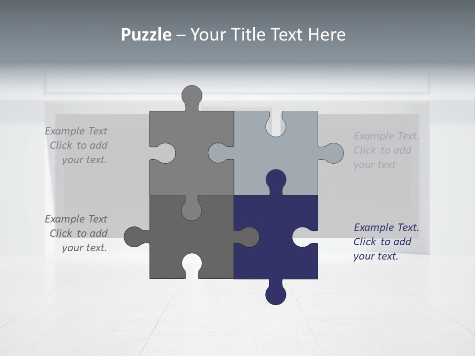Design Exhibition Door PowerPoint Template