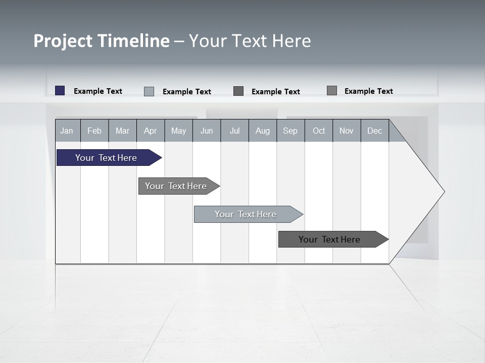Design Exhibition Door PowerPoint Template