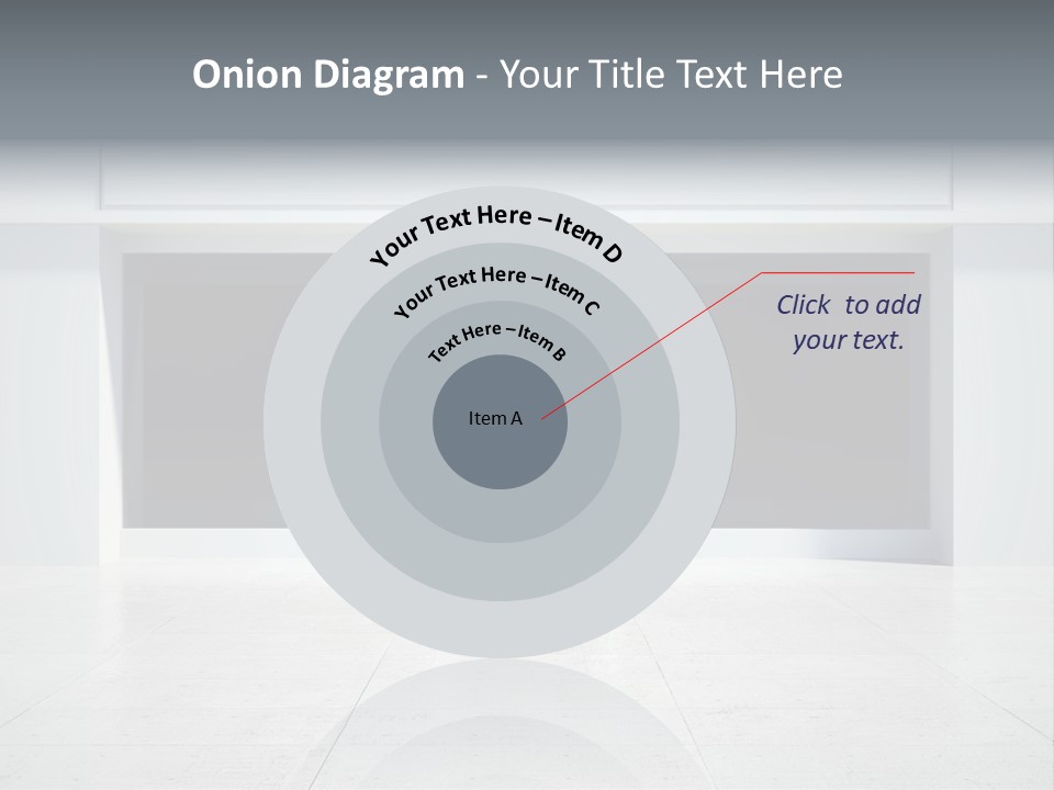 Design Exhibition Door PowerPoint Template