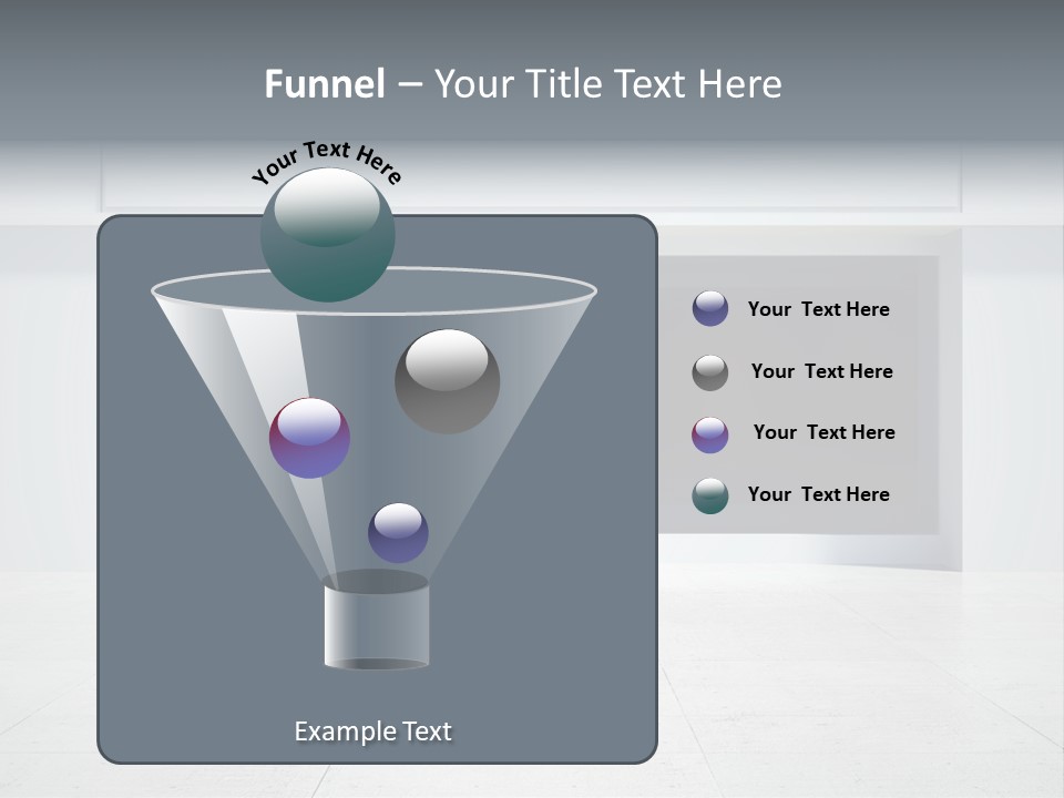 Design Exhibition Door PowerPoint Template