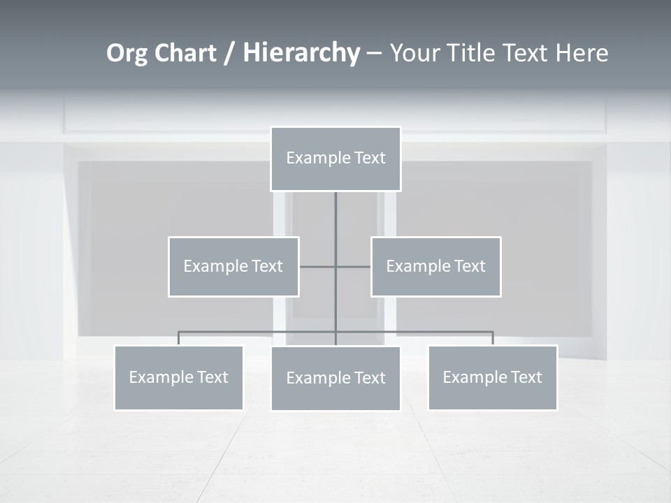 Design Exhibition Door PowerPoint Template