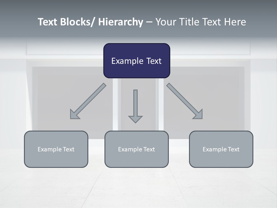 Design Exhibition Door PowerPoint Template