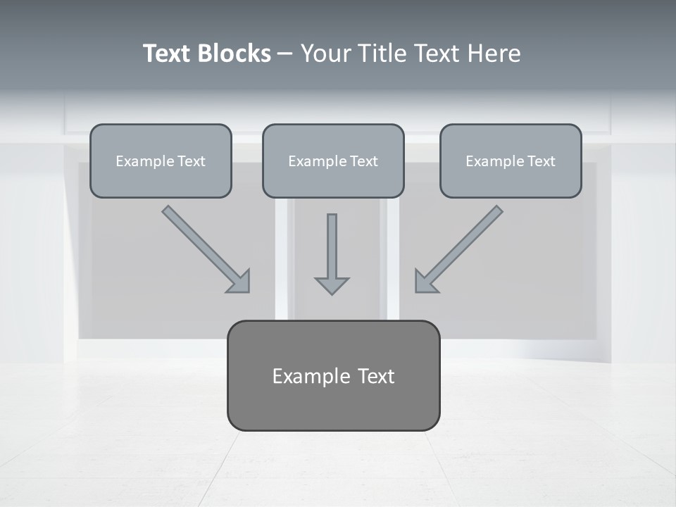 Design Exhibition Door PowerPoint Template