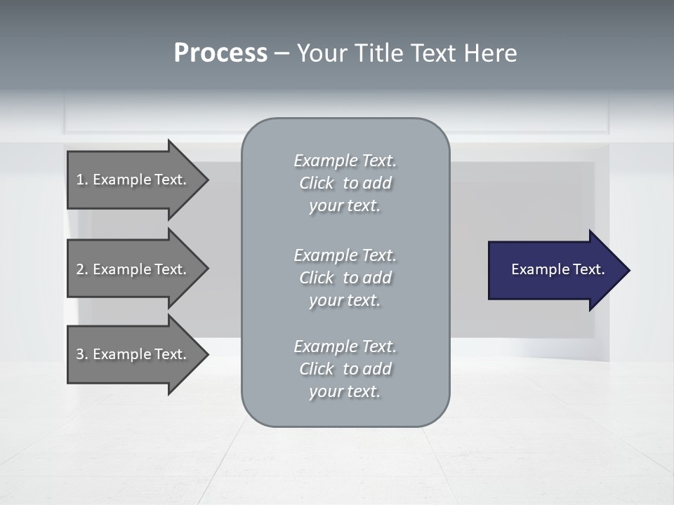 Design Exhibition Door PowerPoint Template