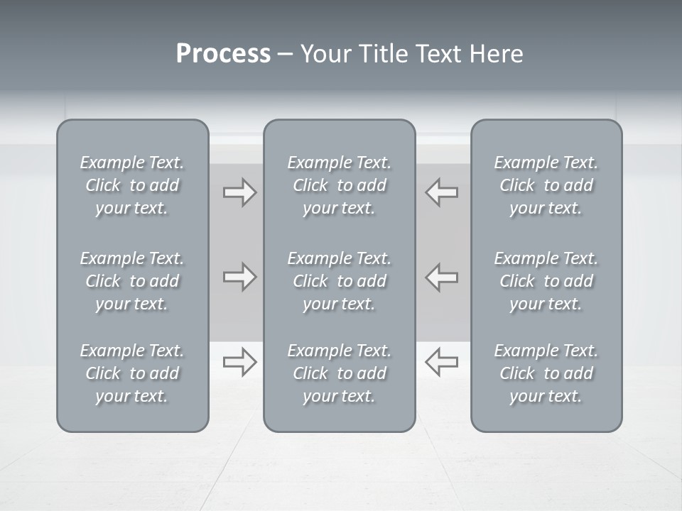 Design Exhibition Door PowerPoint Template