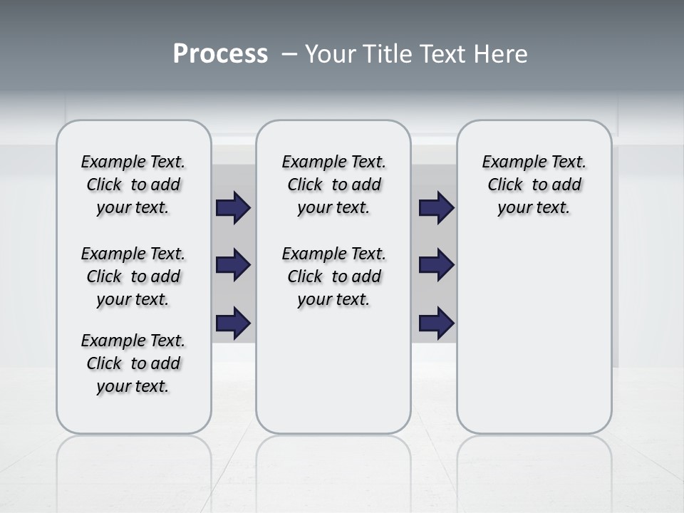 Design Exhibition Door PowerPoint Template