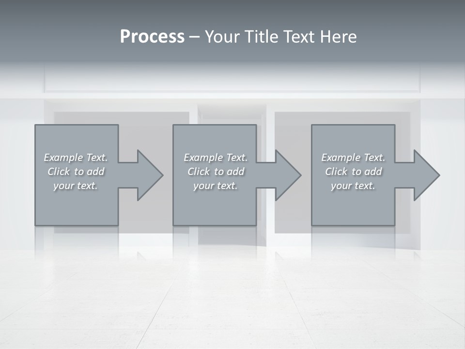 Design Exhibition Door PowerPoint Template