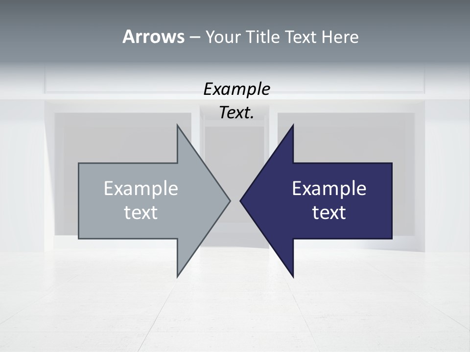 Design Exhibition Door PowerPoint Template