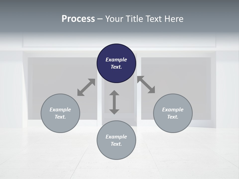 Design Exhibition Door PowerPoint Template