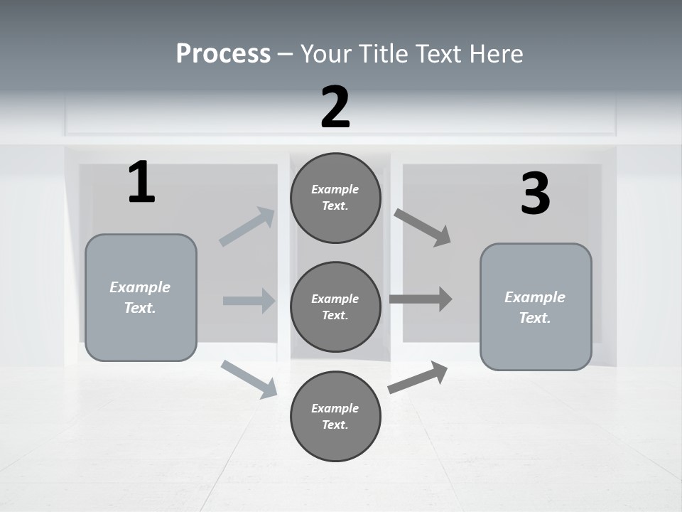 Design Exhibition Door PowerPoint Template