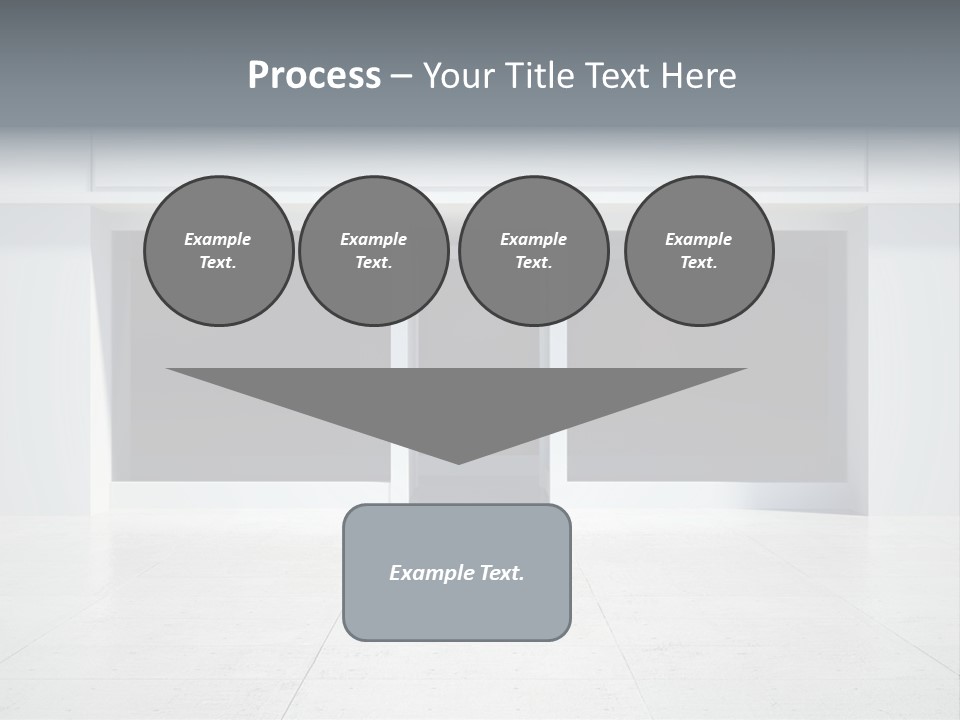 Design Exhibition Door PowerPoint Template