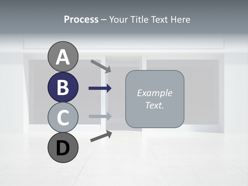 Design Exhibition Door PowerPoint Template