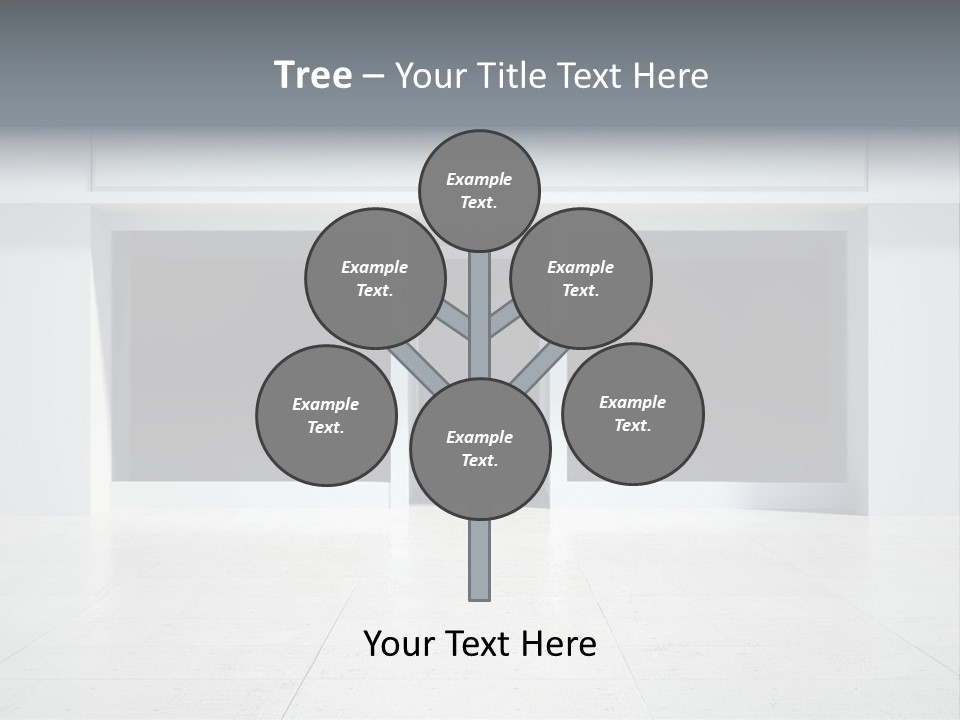 Design Exhibition Door PowerPoint Template