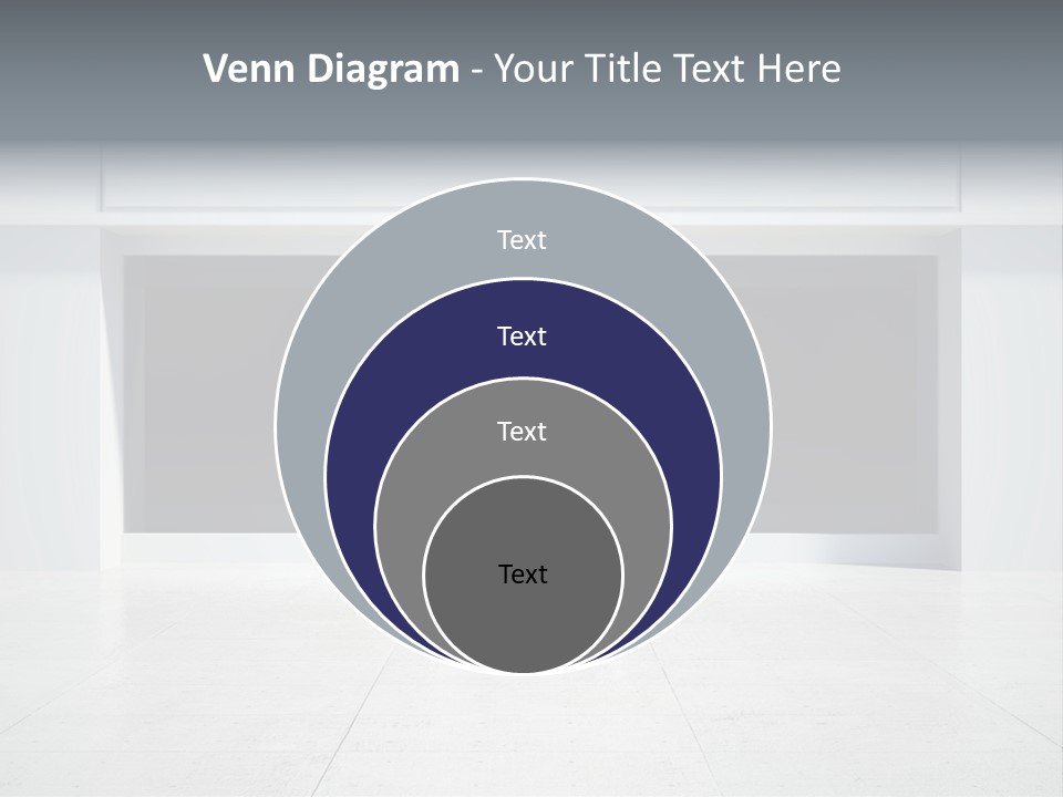 Design Exhibition Door PowerPoint Template