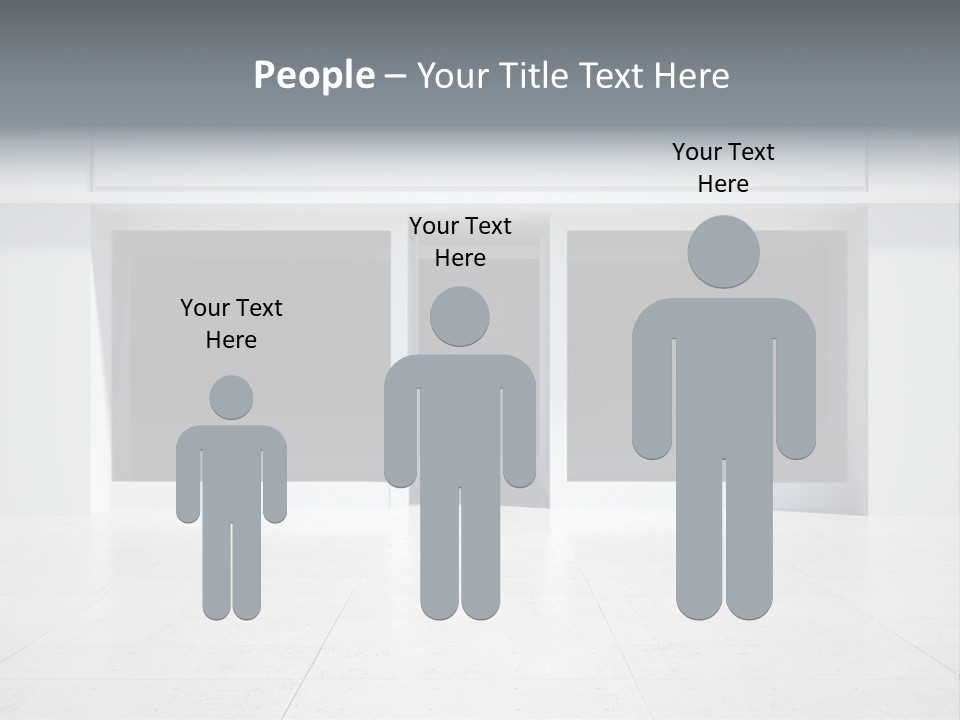 Design Exhibition Door PowerPoint Template