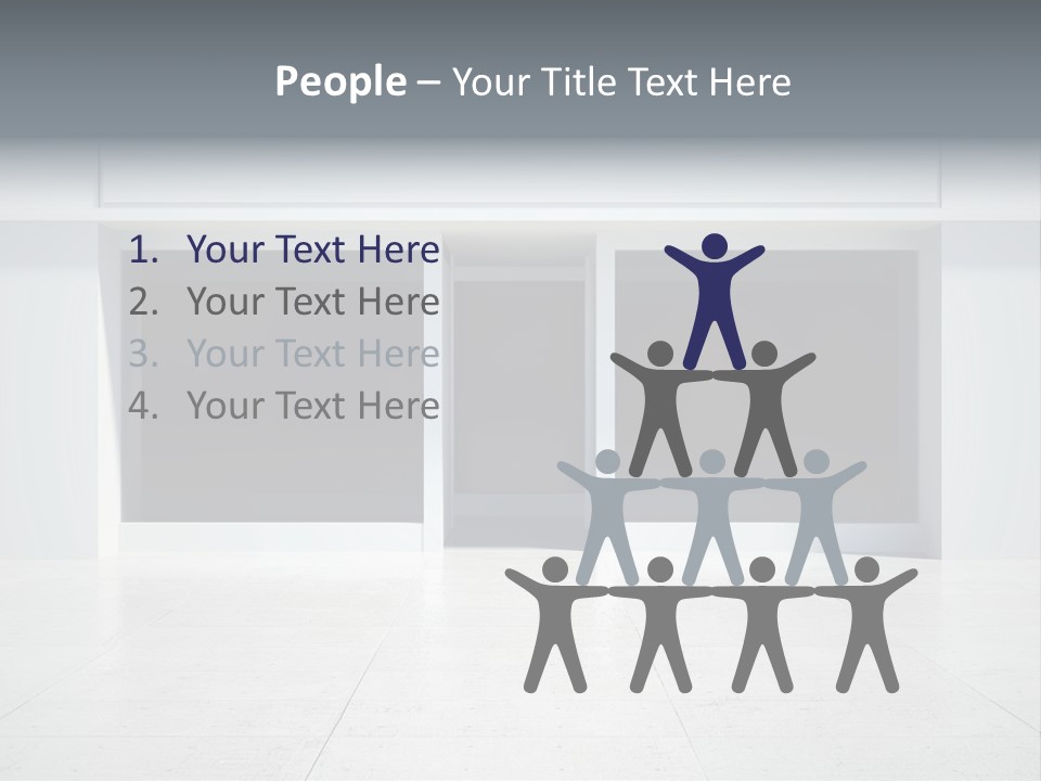 Design Exhibition Door PowerPoint Template