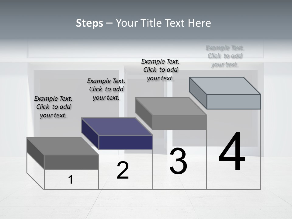 Design Exhibition Door PowerPoint Template