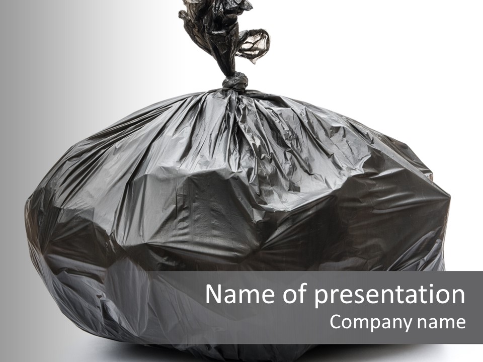 Litter Waste Conservation PowerPoint Template