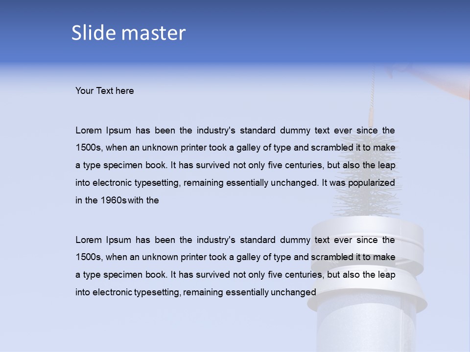 Exhaust Sweep Ashes PowerPoint Template