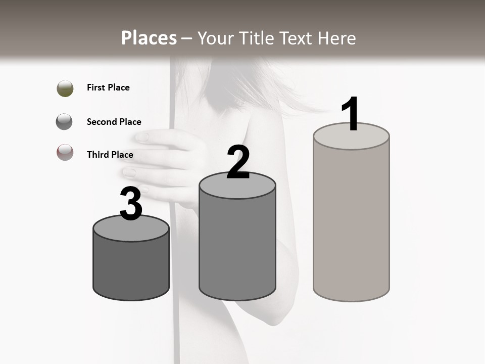 Nudity Pregnant Motherhood PowerPoint Template