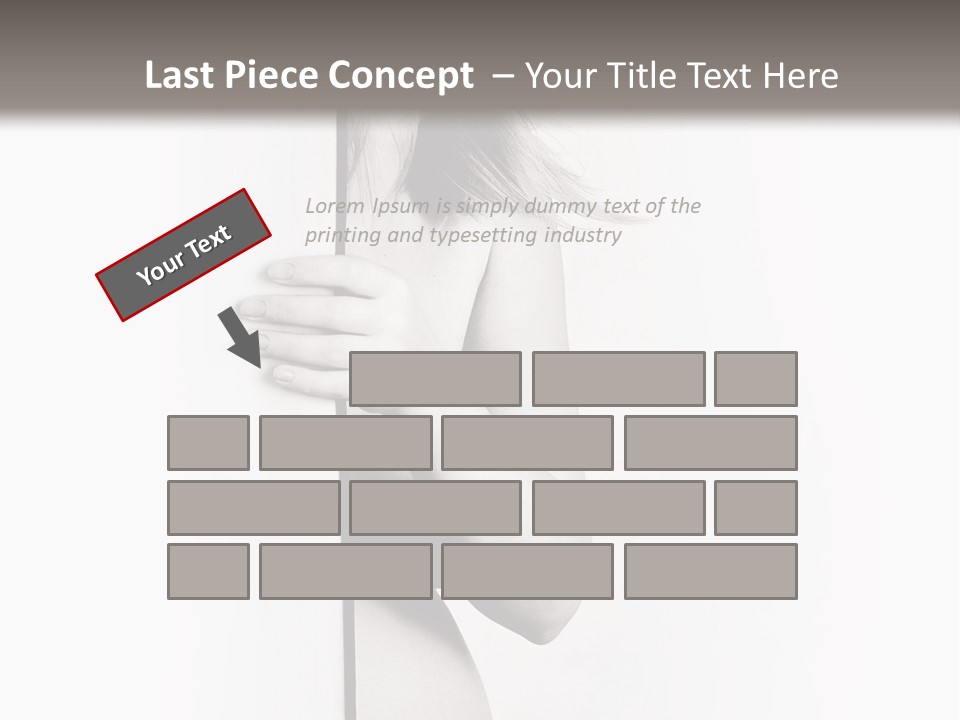 Nudity Pregnant Motherhood PowerPoint Template