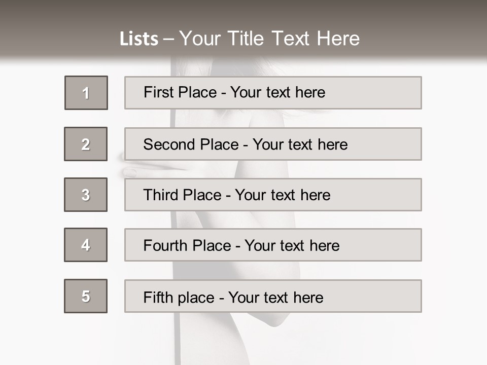 Nudity Pregnant Motherhood PowerPoint Template