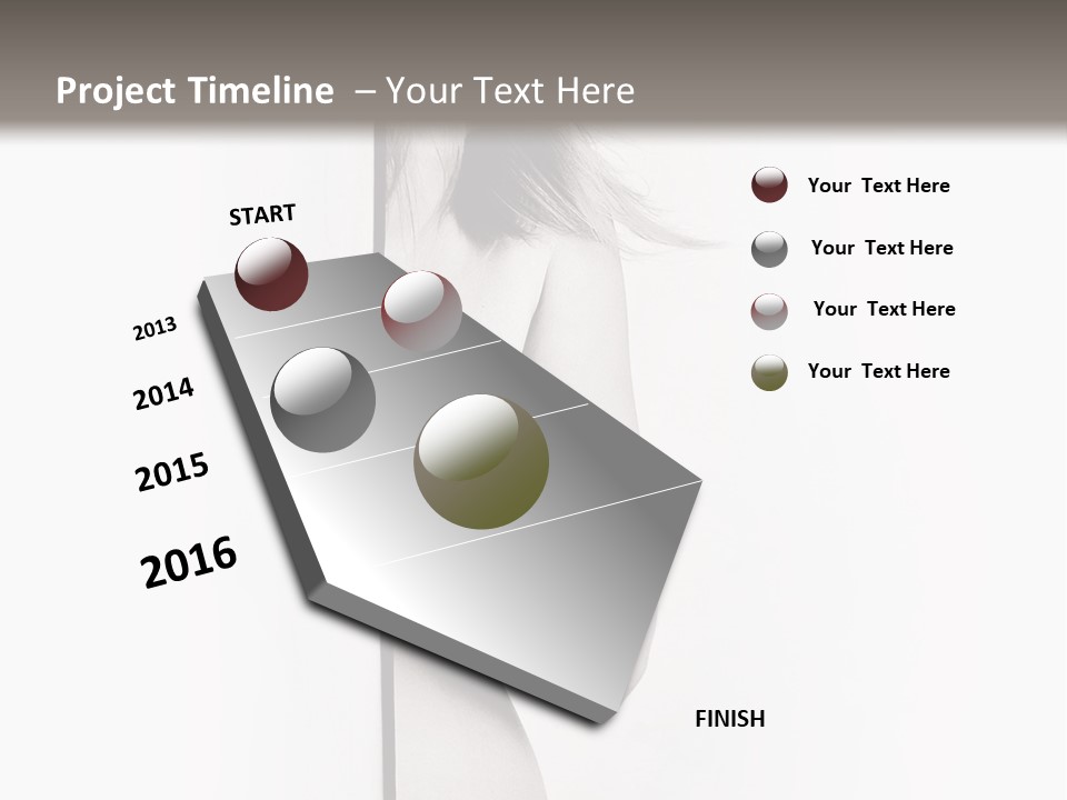 Nudity Pregnant Motherhood PowerPoint Template