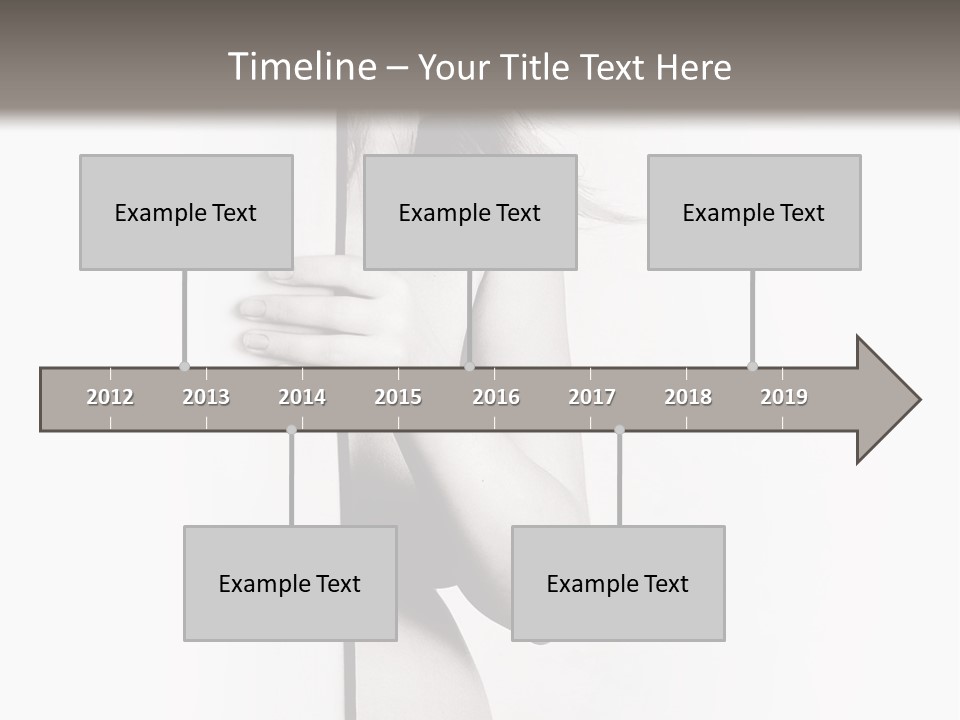 Nudity Pregnant Motherhood PowerPoint Template