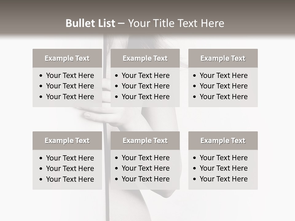 Nudity Pregnant Motherhood PowerPoint Template